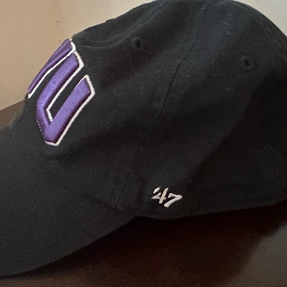 Black and Purple NYU Women's Cap - Picture 4 of 5